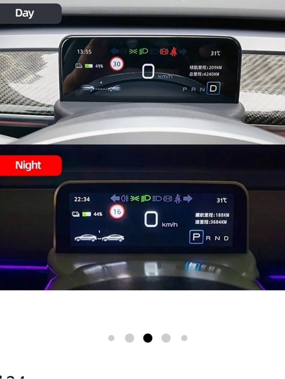 ⭐️5FOR$25⭐️ Tesla Display Screen for Model Y LHD for Intel car Part